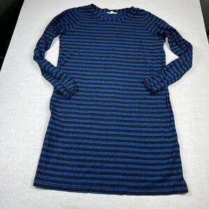 Jane and Delaney Womens Shirt Dress Striped Pockets Pullover Long Sleeve SMALL